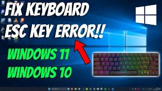 How To Fix Pressing Esc Key Opens Start Menu in Windows