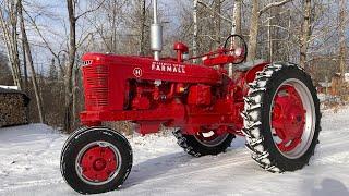 Farmall H Restoration Complete! Applying the Decals & Snowy Test Drive - "Preparation H" Ep. #50