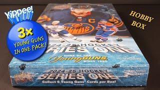 3 YOUNG GUNS IN THE SAME PACK! 2024-25 UPPER DECK HOCKEY SERIES ONE HOBBY BOX BREAK #upperdeckhockey