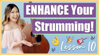 Guitar Lessons for Beginners: Episode 10 - Adding Accents and Palm Muting to Enhance Strumming! 