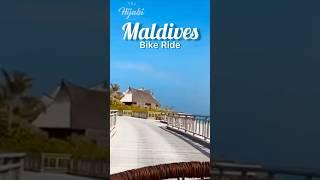 Waldorf Astoria Maldives -Bike Ride -Luxury Experience #WaldorAstoriaMaldives #LuxuryHotel  #Hilton