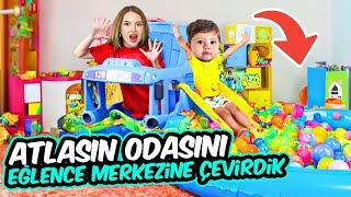 ATLASIN YENİ OYUNCAK ODASI ! ( Dev Kaydırak, Top Havuzu )