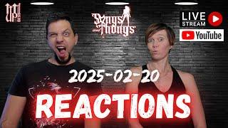 Thursday LIVE music Reactions with Harry and Sharlene! Songs and Thongs