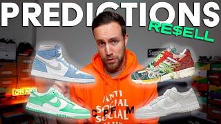 JORDAN 1 HYPER ROYAL, DUNK PHOTON DUST, GREEN GLOW, ZX8000 SEAN WOTHERSPOON - Resell Predictions