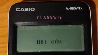 Spell "Hết cứu" on CASIO fx-580VN X|CWI #7|