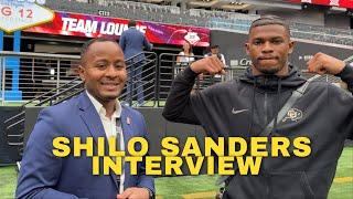 SHILO SANDERS BIG 12 CONFERENCE MEDIA DAY EXCLUSIVE CONVERSATION COLORADO BUFFALOES DB