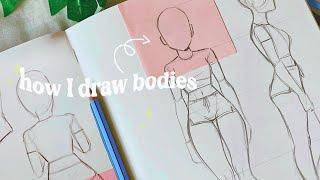 How I draw bodies 