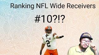 Ranking Wide Receiver 1's for 2024-2025 NFL Season!