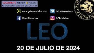 Horóscopo Diario - Leo - 20 de Julio de 2024.