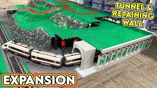 LEGO Campground Expansion Tunnel & Fixed Switch Track