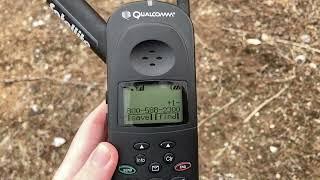 [Old Technology] Qualcomm Globalstar GSP-1600 sat phone demo