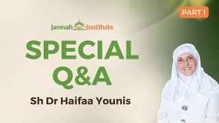 Special Q&A with Sh Dr Haifaa Younis at Adams Center I Jannah Institute