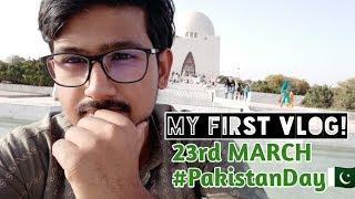 PAKISTAN DAY| My First Vlog| The M Qaimis Vlogs