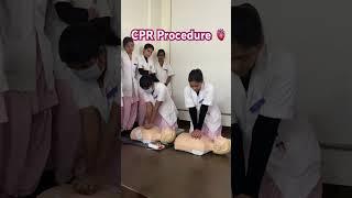 CPR Procedure 🫀#bscnursing #kgmubscnursing #abvmubscnursing #upcnet #trending #shorts #viral