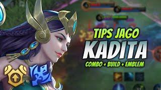 CARA MAIN KADITA EMBLEM BARU ! & COMBO KADITA + BUILD TERSAKIT 2023 ! | KADITA ROAMER GAMEPLAY