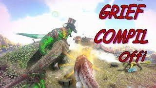 Grief Troll Fob Compilation | Ark Official PvP PS4 Pro HD