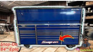 Toolbox Tour of Midnight Blue 84” Snap-On Epiq Series Roll Cab. #toollboxtour #viral #fypシ゚viral