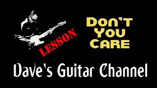 LESSON - Don't You Care by the Buckinghams