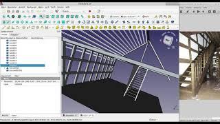 #freecad teil 1: schnelle konstruktion einer #treppe mit #sketcher #part und #draft