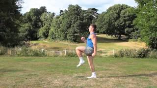 How to jog with high knees