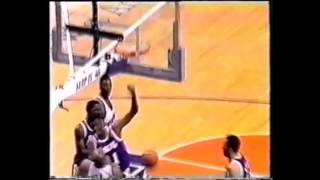 Elden Campbell With A Giant Left Handed Dunk Over Charles Barkley