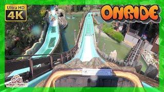 NEU 2024 - Tiroler Wildwasserbahn (Onride POV) Europa Park Neuheit 2024 – Mack Rides - Log Flume