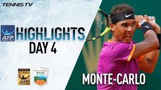 Monte-Carlo Highlights: Nadal, Murray, Wawrinka Advance On Wednesday