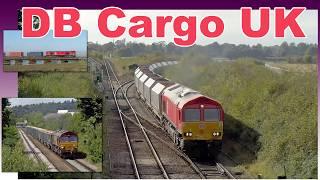 DB Cargo UK Class 66 Railfreight Variety in 2023 and 2024