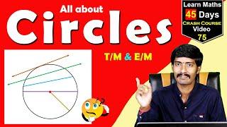 Circles in telugu || Parts of a Circle || All About Circles Maths Basics in Telugu ||Shravan Jakkani