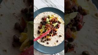 Black Bean and Avocado Breakfast Burrito