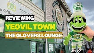 Reviewing Yeovil Town hospitality inside The Glovers Lounge ️