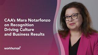 CAA's Mara Notarfonzo on recognition driving culture and business results