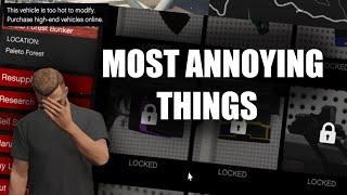 Top 5 most annoying things in gta online