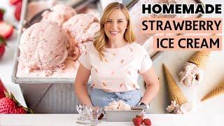 How to Make Strawberry Ice Cream