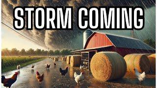 Preparing for Oklahoma’s Severe Tornado Storms! Protecting Our Chickens Against Hail & Wind