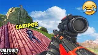 CAMPER vs NA-45 SNIPER!  | CALL OF DUTY MOBILE | SOLO VS SQUADS