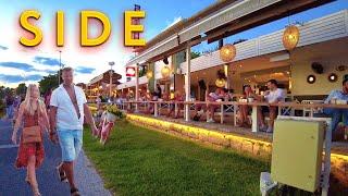 #Antalya Side sea beach promenade evening walking #TURKIYE #side #turkey