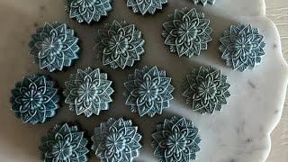 Watch me make these essential oil snowflake soaps for a custom order. #essentialoils #snow