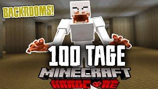 Ich überlebe 100 Tage Miencraft HARDCORE in den BACKROOMS - Minecraft Chalenge Deutsch | Teil 1