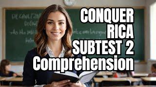 Secrets to Conquering RICA Subtest 2 with Dr. Patricia Dickenson