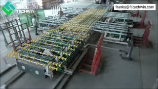 Fully auto glass processing line from cutting to tempering - smart intelligent glass factory