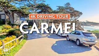 CARMEL-BY-THE-SEA, California - 4K ULTRA HD Driving Tour