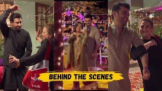 Sami Khan, Fahad Sheikh & Hira Khan Dance With Asma Abbas in Drama Aik Chubhan Si Behind the Scenes