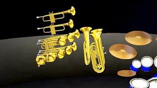 All Trumpets & Tubas Cathedral Pictures - Animusic