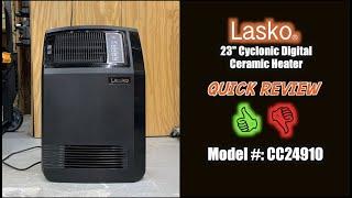 32" Lasko CYCLONIC Digital Ceramic Heater w/ Remote - REVIEW / HOW TO (CC24910)