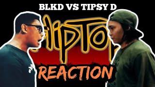 FlipTop - BLKD vs Tipsy D PRODUCER REACTION