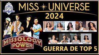 Miss Universe 2024 - Guerra de Top 5 de los Missology Powers