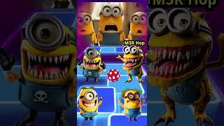 Minion Worm  Baby Worm ▶️ Coffin Dance  Tiles Hop #shorts #coffindance #tileshop #minions