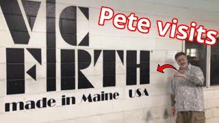 PETE VISITS VIC FIRTH Nov 2019