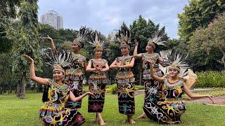 HD Tari Dayak Kalimantan | tari Flying High (Eka Poetra) by Adryani Siadari